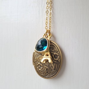 Personalisierte Paris Love Halskette, Eiffelturm Birthstone Anhänger Halskette, Valentinstag Geschenke an sie, geheime Nachricht, Vintage-Stil, Foto Medaillon