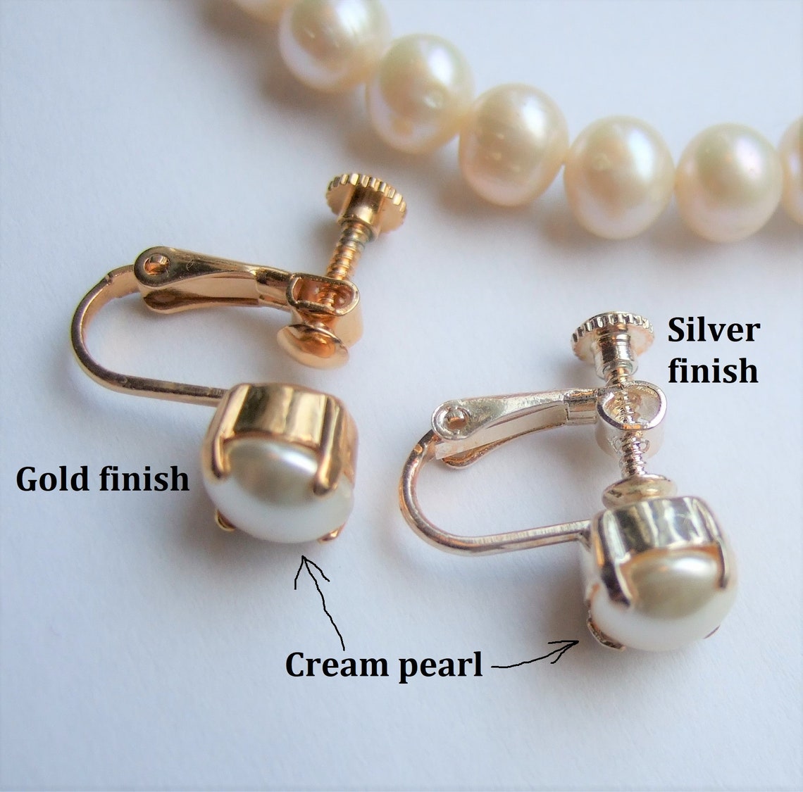 Screw Back EarringClip On EarringMay Birthstone Etsy