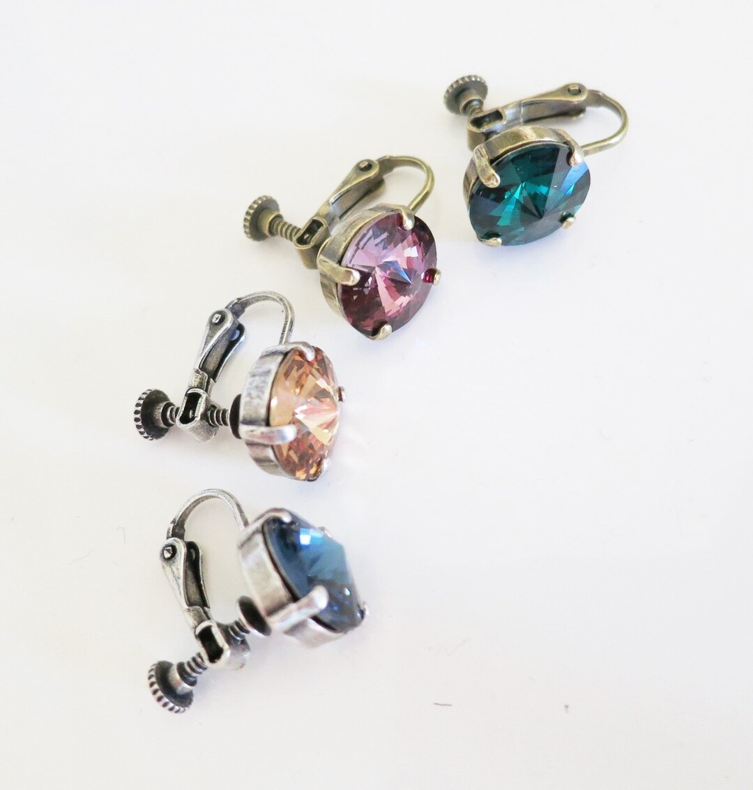 Earrings Screwback,non Pierce,unique Gift,screw Back Earring,clip on