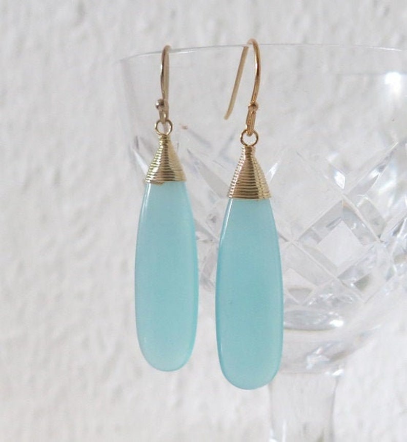 Seafoam Earrings,Beach Wedding,pastel Aqua Blue Earring,Holiday Gift Idea,Wirewrapped Sea Glass Earrings,dangle Feminine Delicate Jewelry