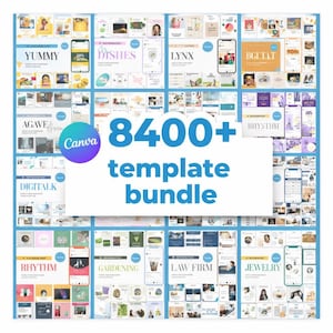 8400+ Social Media Canva Template | Letterheads | YouTube Thumbnails | Instagram Puzzle Feeds | Presentations | instagram story templates