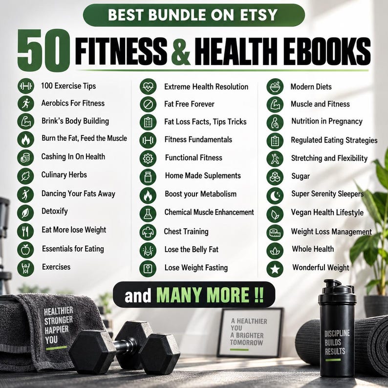 Javascript Programming Exercices 50 Fitness Ebook Bundle | Personal Trainer and Coach Program | Health ...