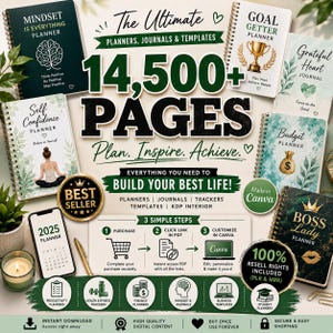 1000+ canva planner template | canva planner templates basic | canva planner templates | budget planner | Digital Products | monthly planner