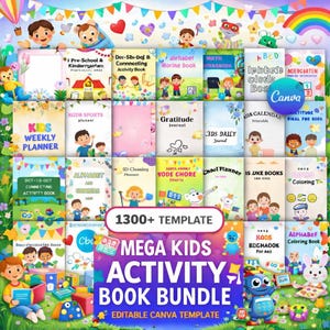 Pacchetto Mega di Libri di Attività per Bambini | Pagine di Libri di Attività per Bambini | Libri di Attività per Bambini più venduti | Pagine di Libri di Attività per Bambini | disegni da colorare