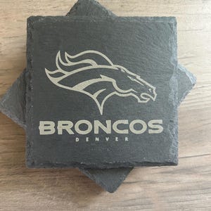 Denver Broncos Slate Coaster