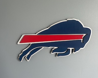 Panneau en bois 3D fait main Buffalo Bills