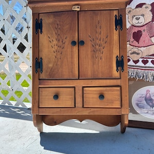 Vintage apothecary cabinet