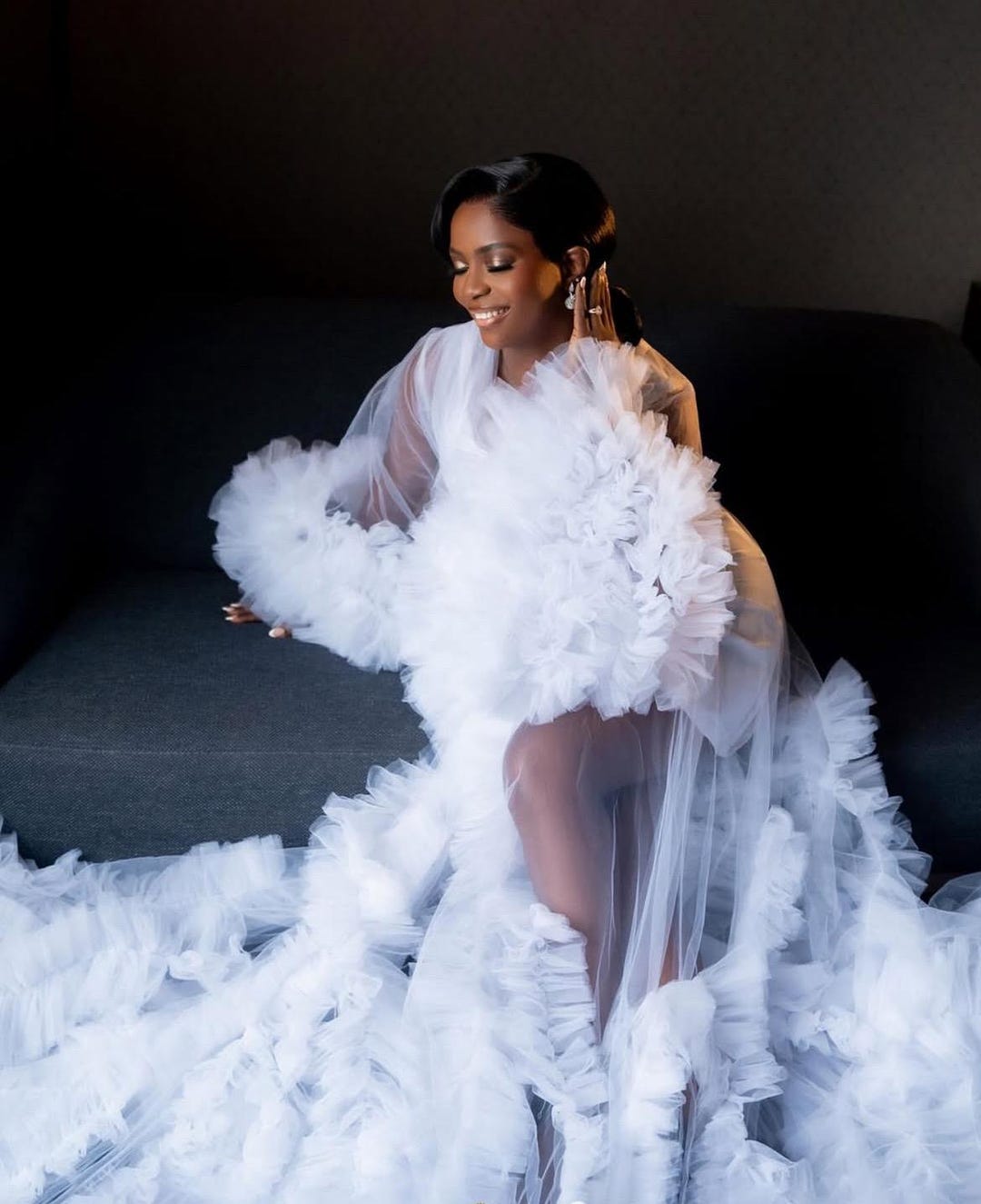 Vestaglia da sposa, vestaglie da sposa per spose, vestaglia in