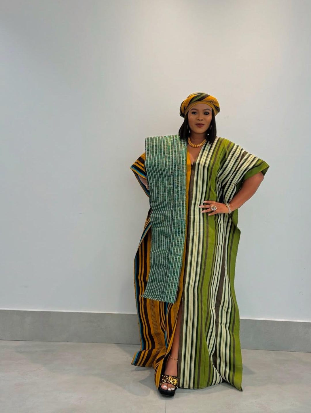 Classic Asooke Bubu, Boubou,african Aso Oke Boubou Gown