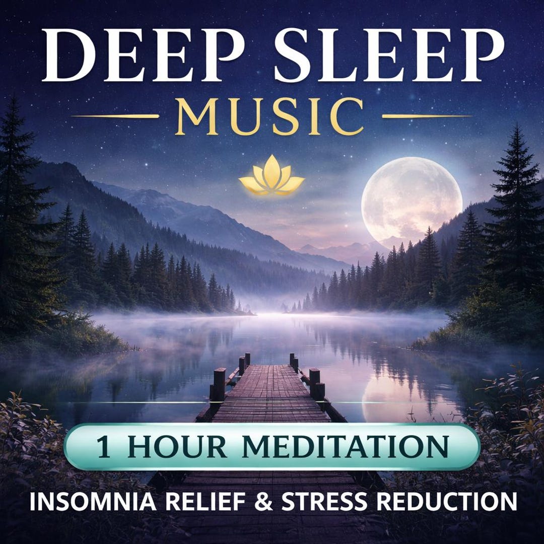 Deep Sleep Music – 1 Hour Meditation for Insomnia Relief and Stress ...