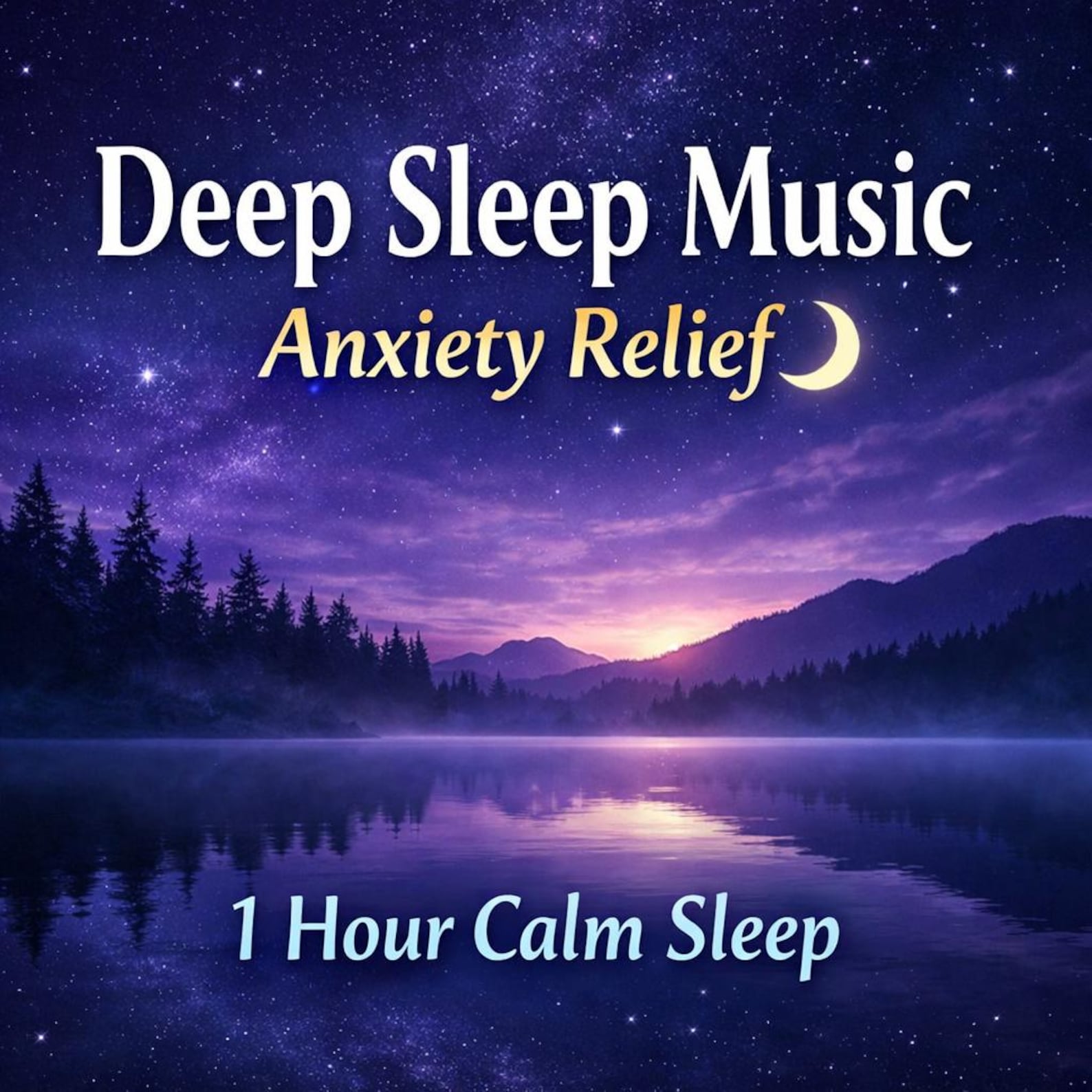 Deep Sleep Music – 1 Hour Anxiety Relief Meditation for Insomnia ...