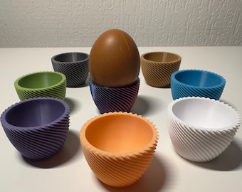 Moderner 3D-gedruckter Eierbecher - Umweltfreundlich & Stilvoll