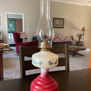 Vintage Scottie Dog Oil Lamp