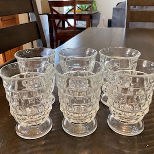Set of 6, Whitehall by Colony, 3-7/8” Juice Glasses