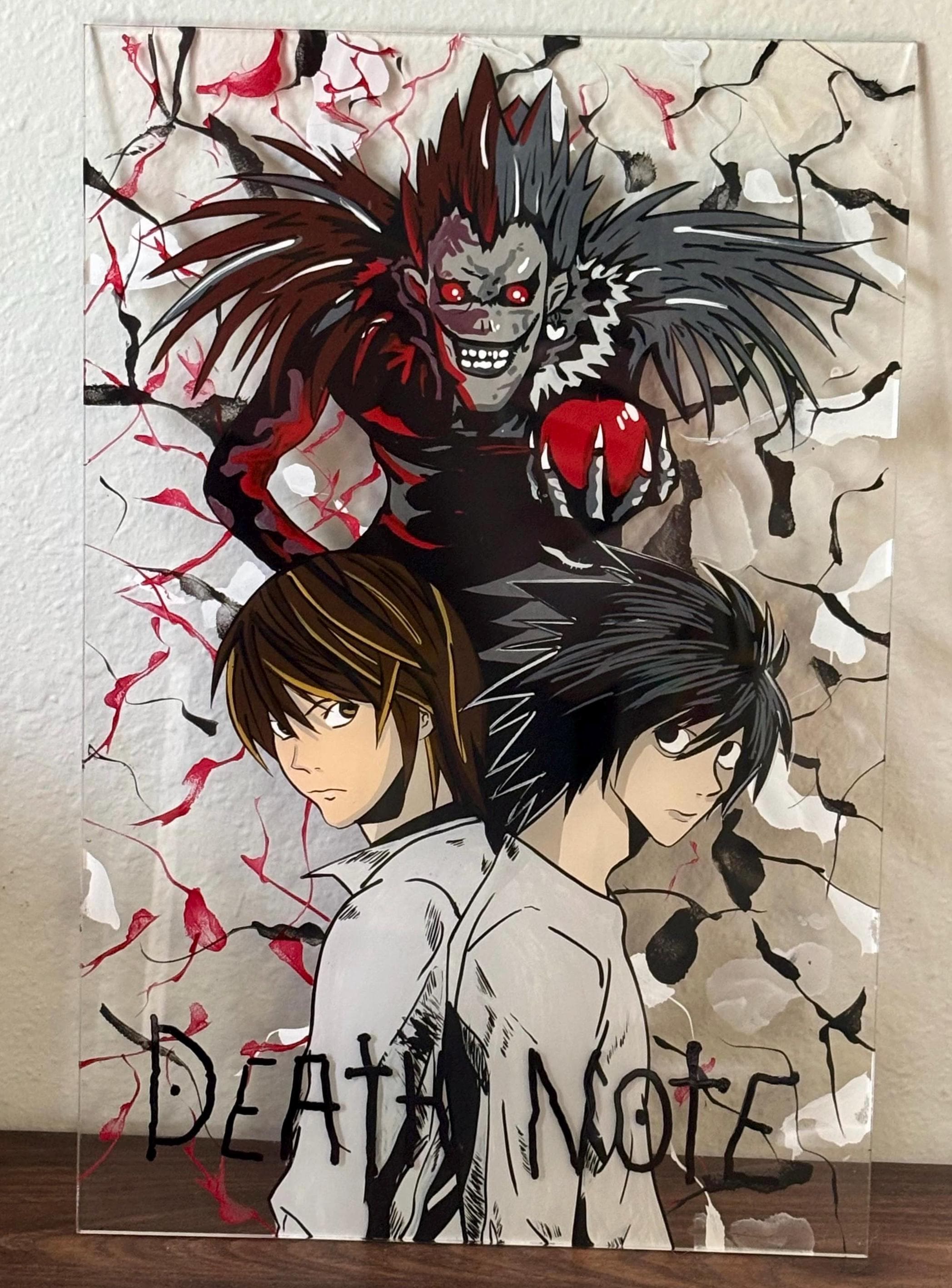 DEATHNOTE L ポスター Amazon.co.jp: 小畑健展 DEATH NOTE ポスター デスノート L エル