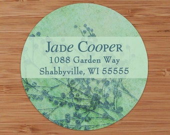 Faded Berries  - Custom Address Labels or Stickers