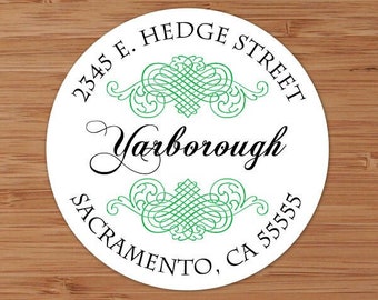 Aged Flourish - Custom Address Labels or Stickers