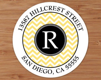 chevron labels etsy