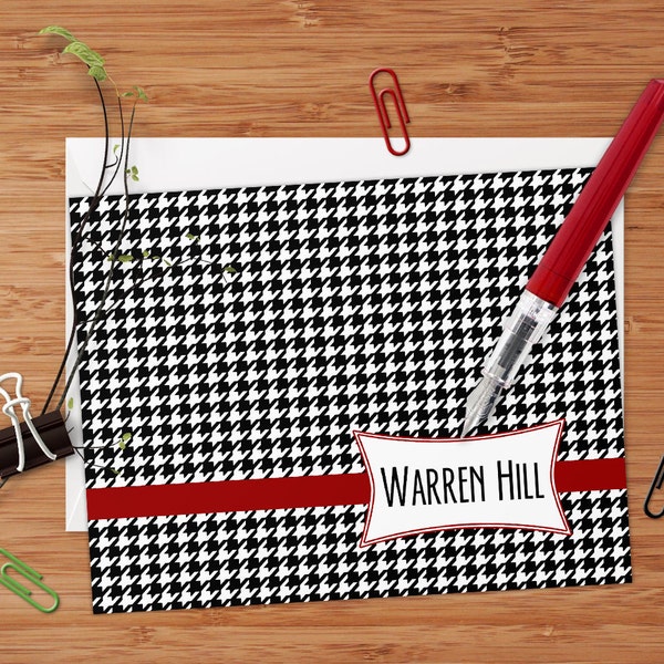 Houndstooth Plaid Etsy