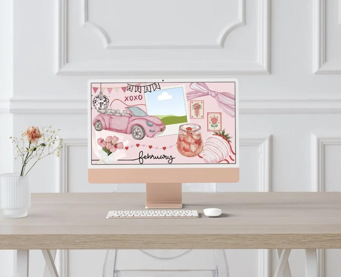 2025 Desktop Screensaver Template | Digital Download (for Canva Pro ...