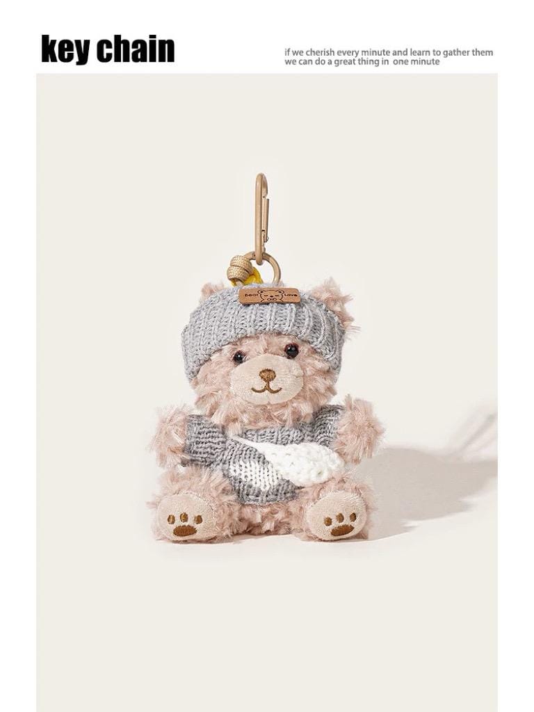 Teddy bear bag charm - Etsy 日本