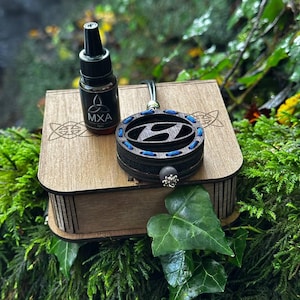 Hyundai Wooden Car Air Freshener | Refillable Wood Diffuser | Gift for Driver | Handmade Car Accessory