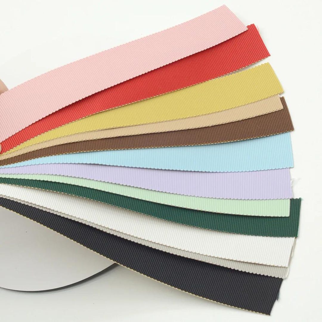 Frilly Ribbin Frilly Grosgrain Ribbon Strips, 5 Meters, Self-adhesive, for DIY Craft ...