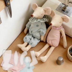 Acrylic Mouse Template, 5pcs, Sewing Pattern for Fabric Animal Rat Making, Craft Projects Stencil