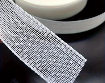 Polyester Fishbone Boning, Durable, Flexible Support Fabric for DIY Sewing, Corset Making, Bridal Gown, Costume, Structured Garment Project