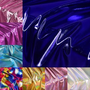 Spandex Stretch Bronzier Stoff, 0,5mX1,5 m, hochelastisches Tuch, flexibles glänzendes Tuch zum Nähen von Dancewear, Kostümen, DIY-Modeprojekten