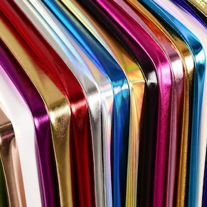 Spandex Bronzing Fabric, Stretch Metallic Foil Fabric, Breathable, for DIY Costumes, Dancewear, Stage Outfits, Swimwear, Dresses, Cosplay
