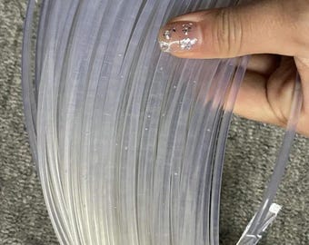 Round Plastic Boning Strip, 5 yards, Strong Underwire Bones for DIY Handmade Corset, Dressmaking, Bustier, Bridal Gown, Sewing Supplies