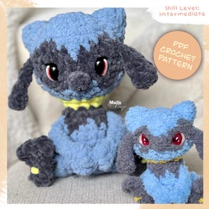 Lobo Enmascarado - Patrón de Amigurumi Digital en Crochet - PDF - Inglés