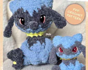 Lobo Enmascarado - Patrón de Amigurumi Digital en Crochet - PDF - Inglés