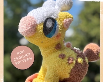 Little Double Giraffe - Amigurumi Digital Crochet Pattern - PDF - English