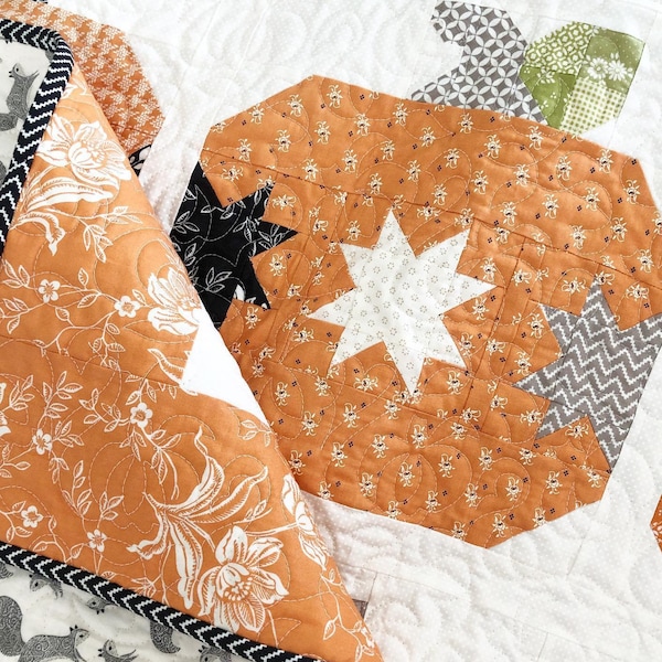 Pumpkin Pie Quilt Pattern PDF The Pattern Basket