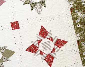 Star Quilt Pattern | North Star | Quilt Pattern PDF | The Pattern Basket | Margot Languedoc Designs