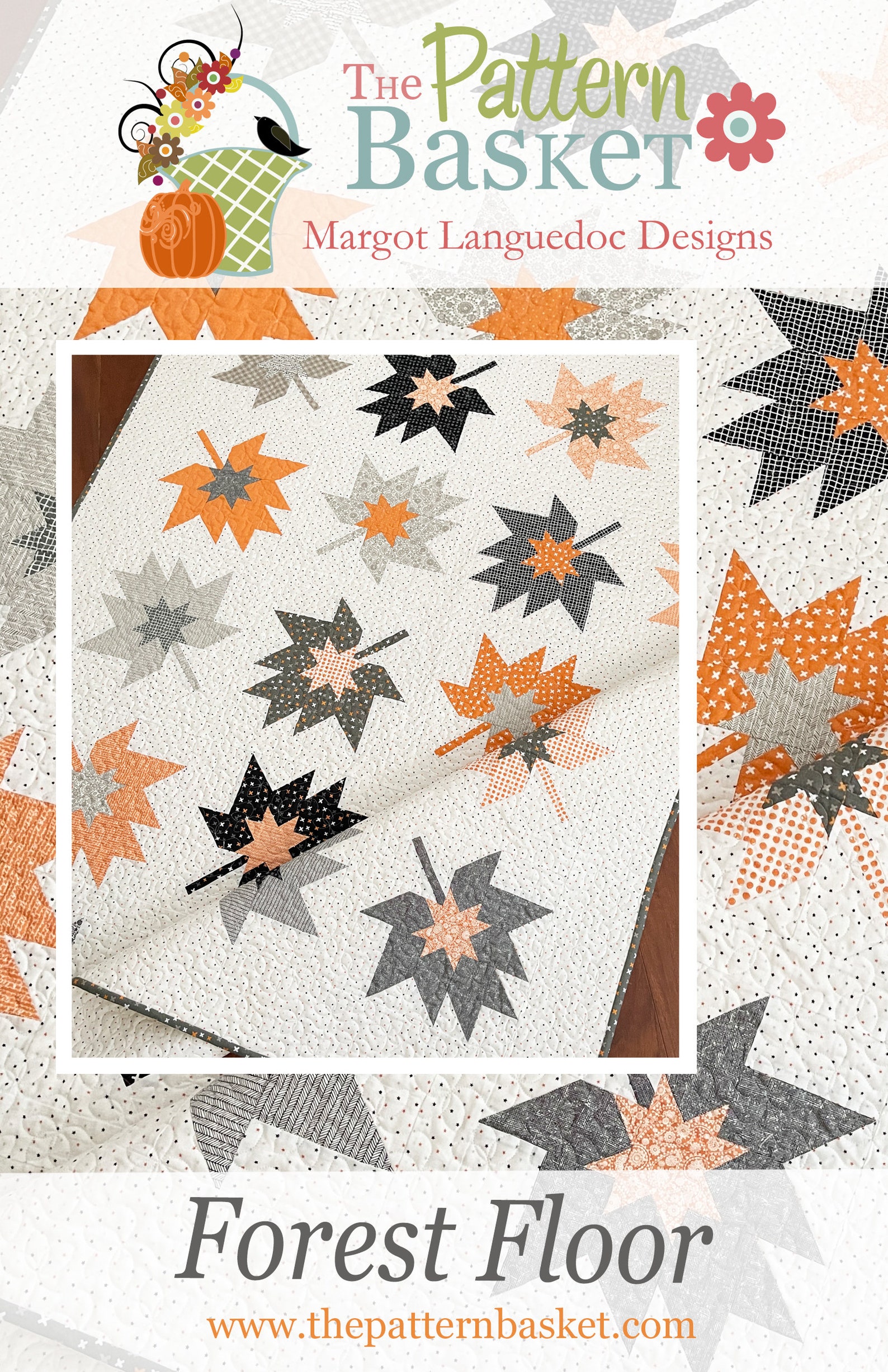 Forest Floor Quilt Pattern PDF the Pattern Basket Etsy