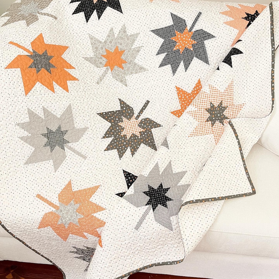Forest Floor Quilt Pattern PDF the Pattern Basket Etsy