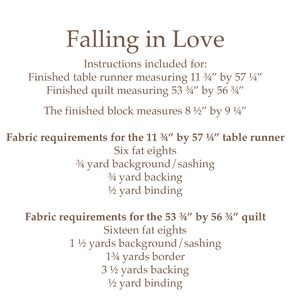 Heart Quilt Pattern | Falling in Love Quilt Pattern PDF | the Pattern ...