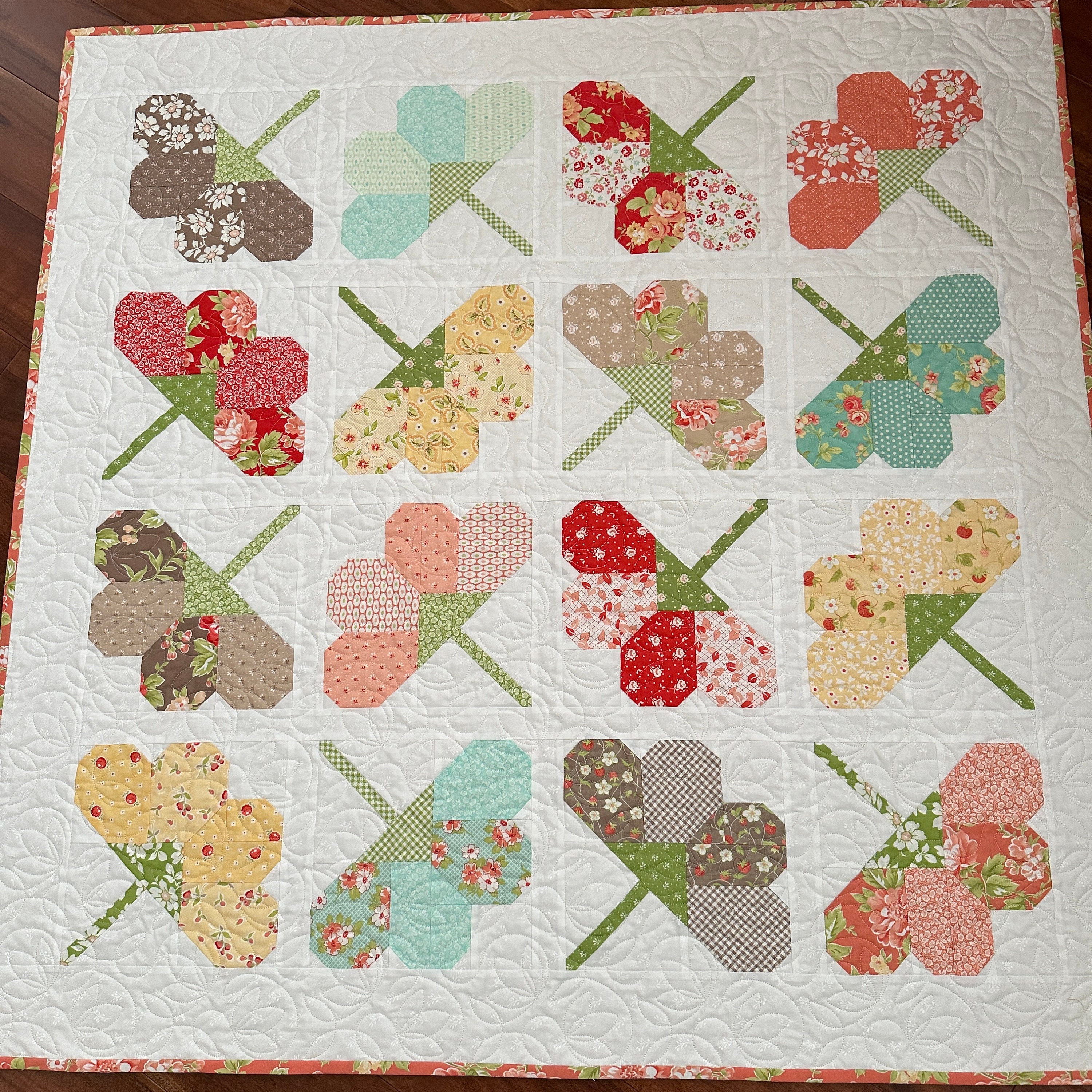 Magnolia Pattern Magnolia Flower Quilt | PDF Pattern | the Pattern Basket - Etsy