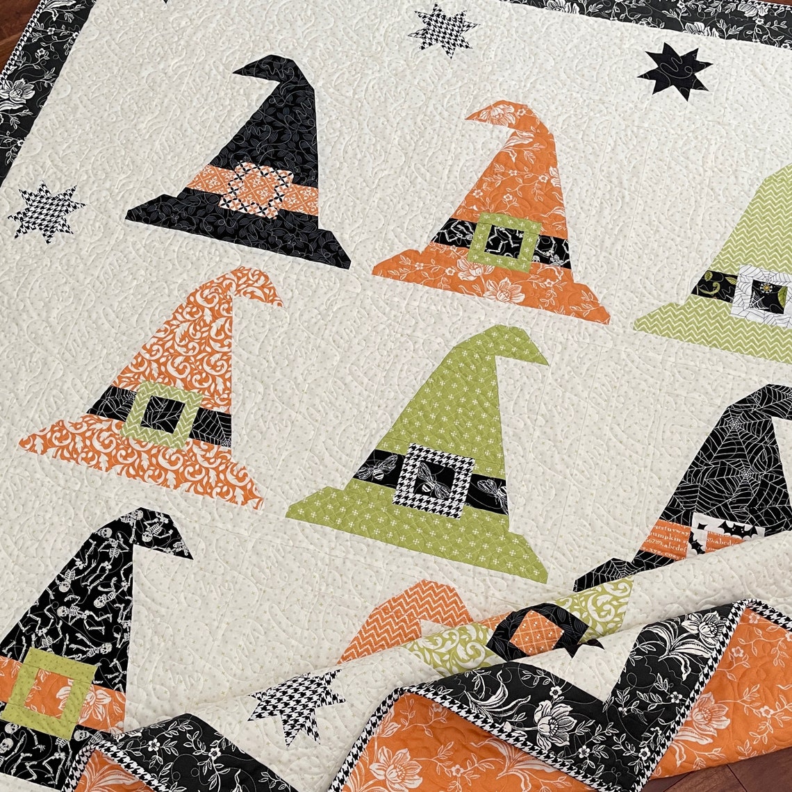 Bewitched Quilt Pattern PDF the Pattern Basket Etsy