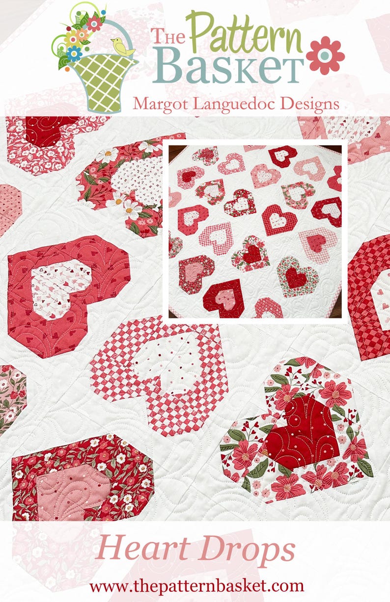 Heart Drops | PDF Pattern | the Pattern Basket - Etsy