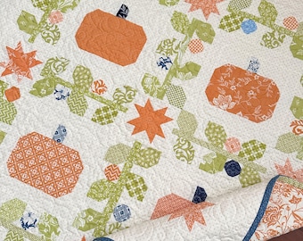 Pumpkin Patch | Pumpkin Quilt Pattern PDF | The Pattern Basket