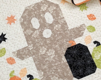 Spooky Patch | Ghost Quilt Pattern PDF | The Pattern Basket