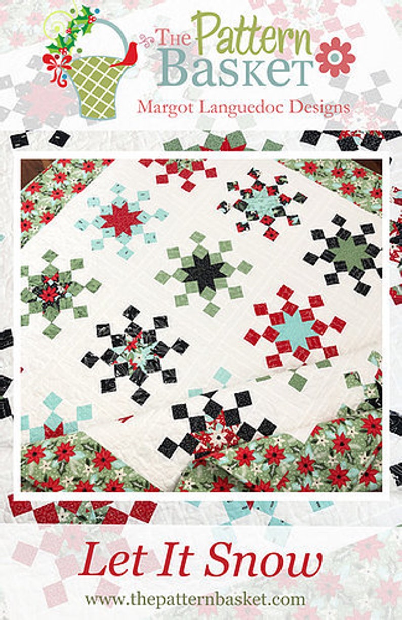 Let it Snow Quilt Anleitung PDF The Pattern Basket Bild 3