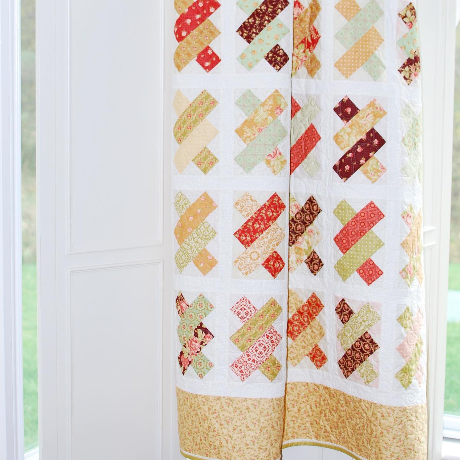 Sugar Twist Quilt Pattern PDF the Pattern Basket Etsy