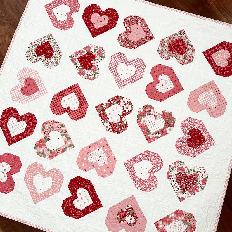 Heart Drops | PDF Pattern | the Pattern Basket - Etsy