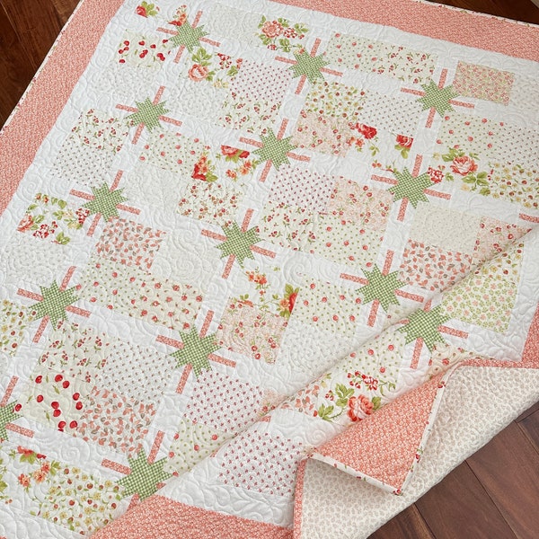 Cream Cheese and Jam | PDF Quilt Pattern | The Pattern Basket