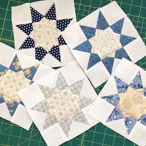 Star Quilt Pattern | Star Drops Quilt Pattern PDF | The Pattern Basket - Margot Languedoc Designs